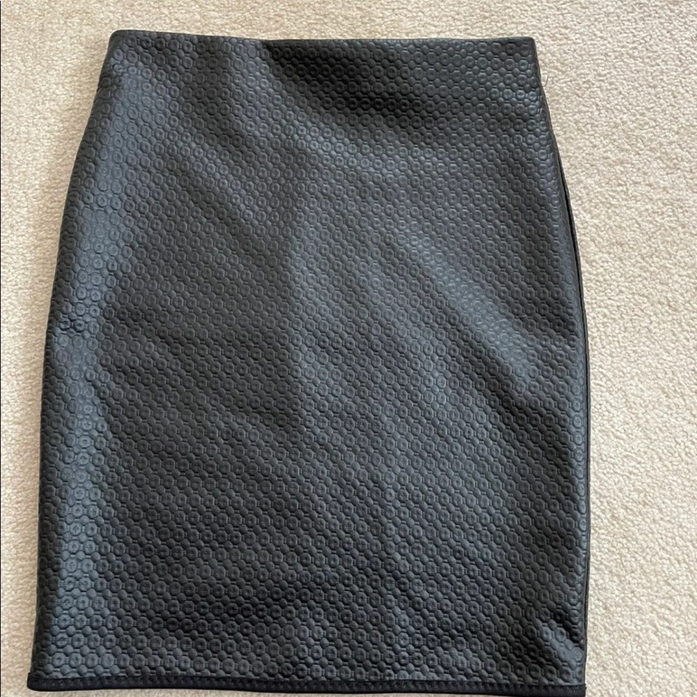 Max Studio faux leather pencil skirt